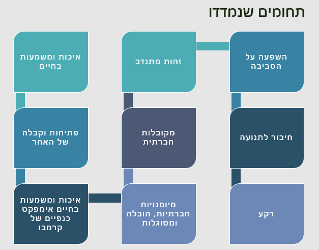 נושאי מחקר